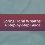 Spring Floral Wreaths: A Step-by-Step Guide