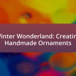Winter Wonderland: Creating Handmade Ornaments